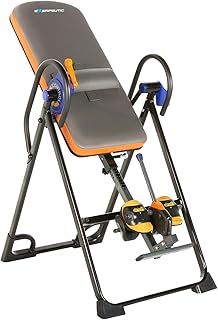 Exerpeutic 975SL All Inclusive Heavy Duty 350 lbs Capacity Inversion Table with Air Soft Ankle Cushions, Surelock and iControl Systems