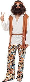 Hippie Man Fancy Dress Costume (Standard Size)