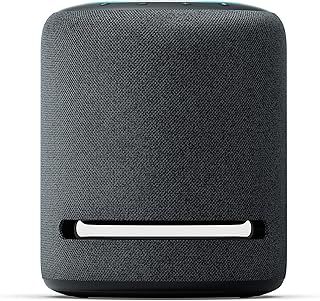 Echo Studio (Newest gen) | Our best-sounding Wi-Fi and Bluetooth smart speaker ever | Dolby Atmos, spatial audio, smart home hub and Alexa | Charcoal