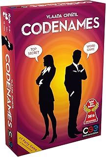 Czech Games Edition | Codenames | Party Game | Ages 10+ | 2-8 Players | 15 Minute Playing Time