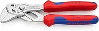 Knipex Pliers Wrench pliers and a wrench in a single tool chrome-plated, with multi-component grips 150 mm (self-service card/blister) 86 05 150 SB