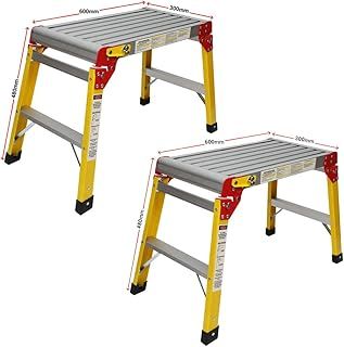 Excel Fibreglass Folding Hop Up Platform Work Bench 600mm x 300MM Pack of 2