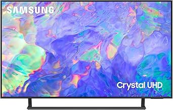 50 Inch CU8500 4K UHD Smart TV (2023) - Air Slim Design TV With Centre Stand & Alexa Built In, 4K Crystal Processor, Object Tracking Sound, Multi View, Gaming TV Hub & Smart TV Content